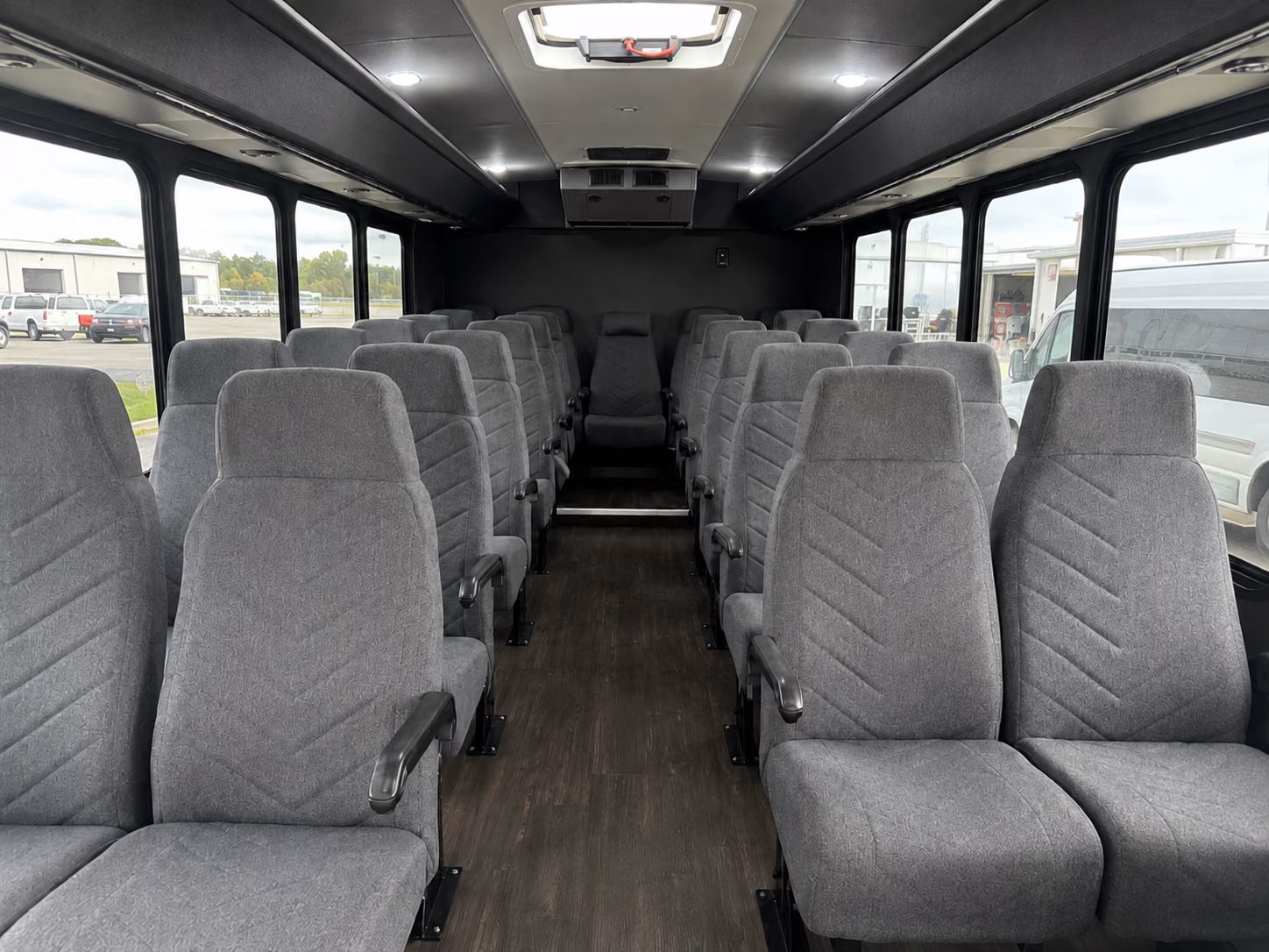 elk grove 18 passenger minibus inside