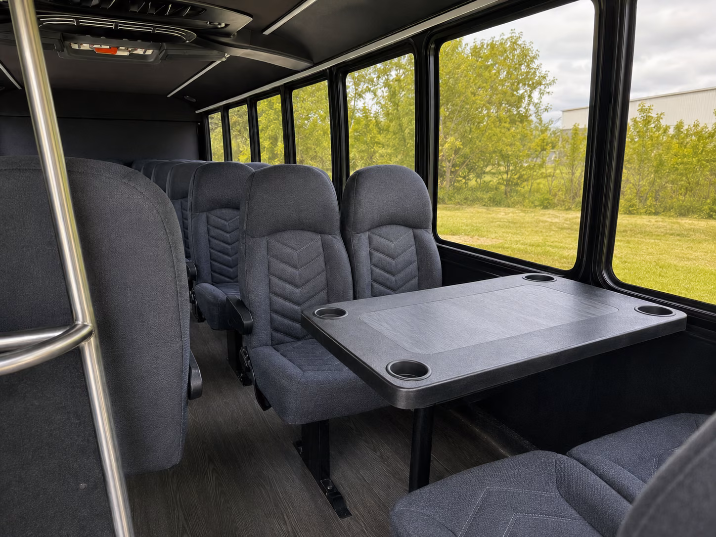 elk grove 20 passenger minibus interior