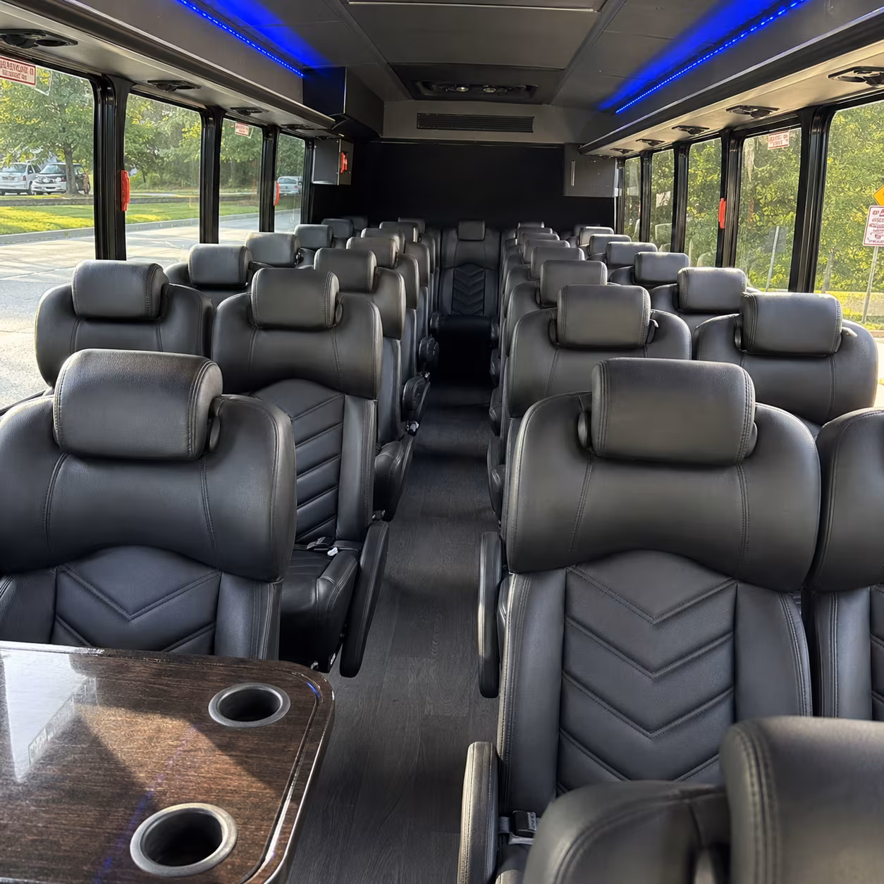 elk grove 30 passenger minibus inside