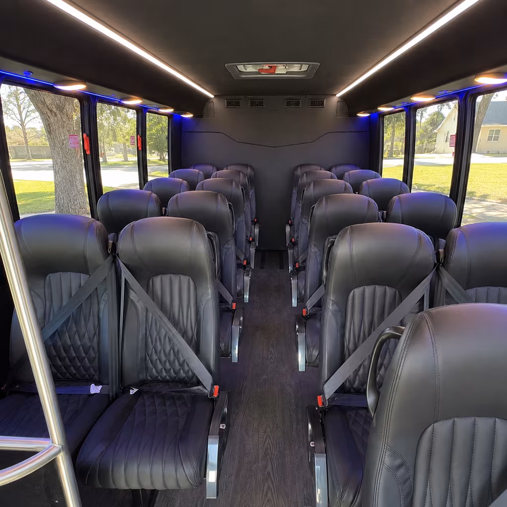 elk grove 30 passenger minibus interior