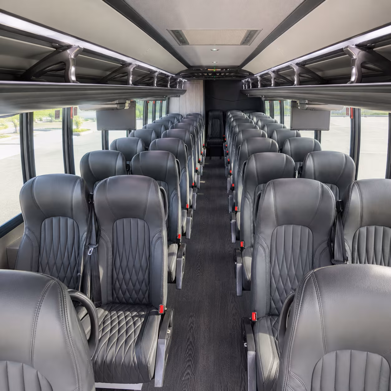 elk grove 35 passenger minibus interior