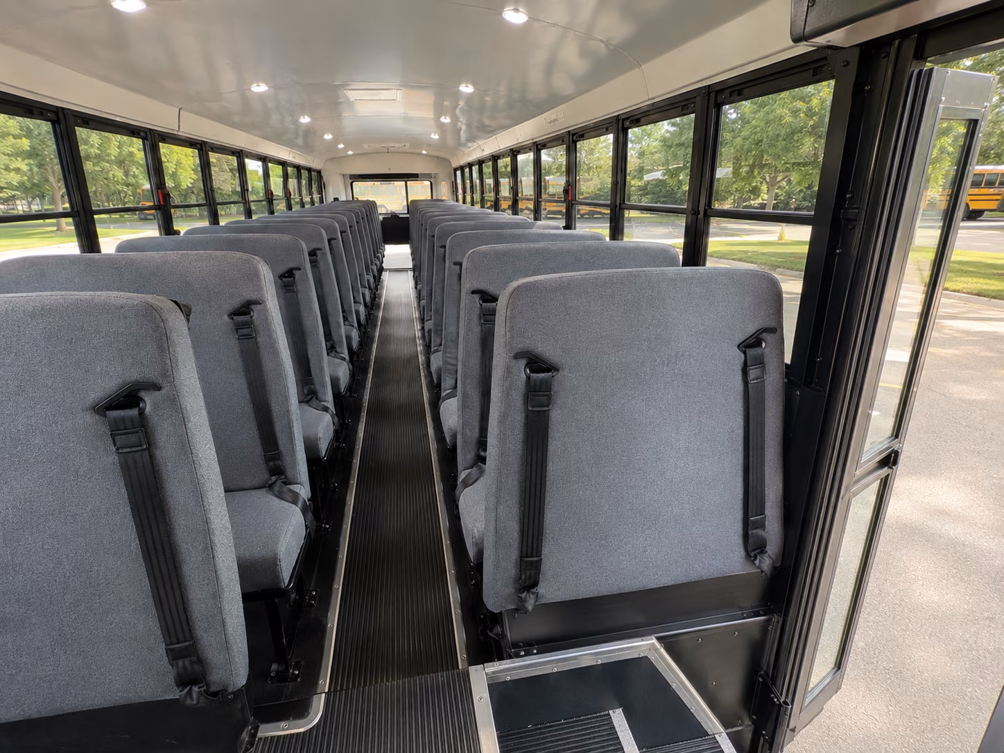 elk grove school bus inside