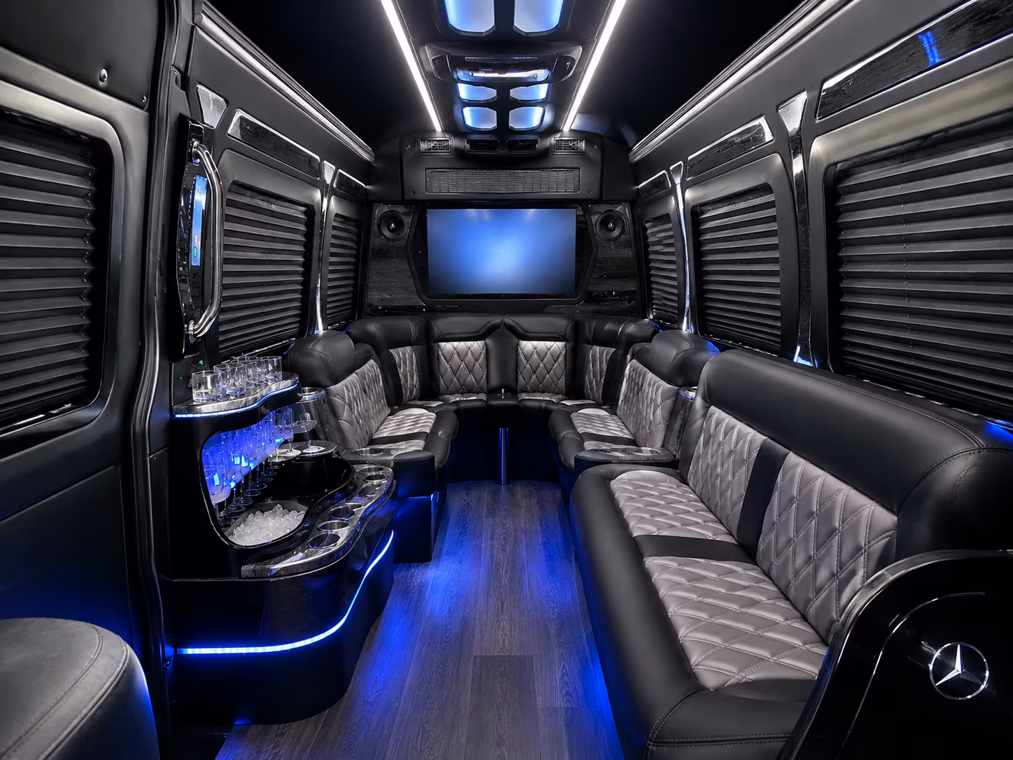 elk grove sprinter limousine interior